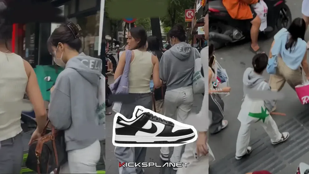 LISA - BLACKPINK mang Dunk Low 'Panda' dạo phố Sài Gòn