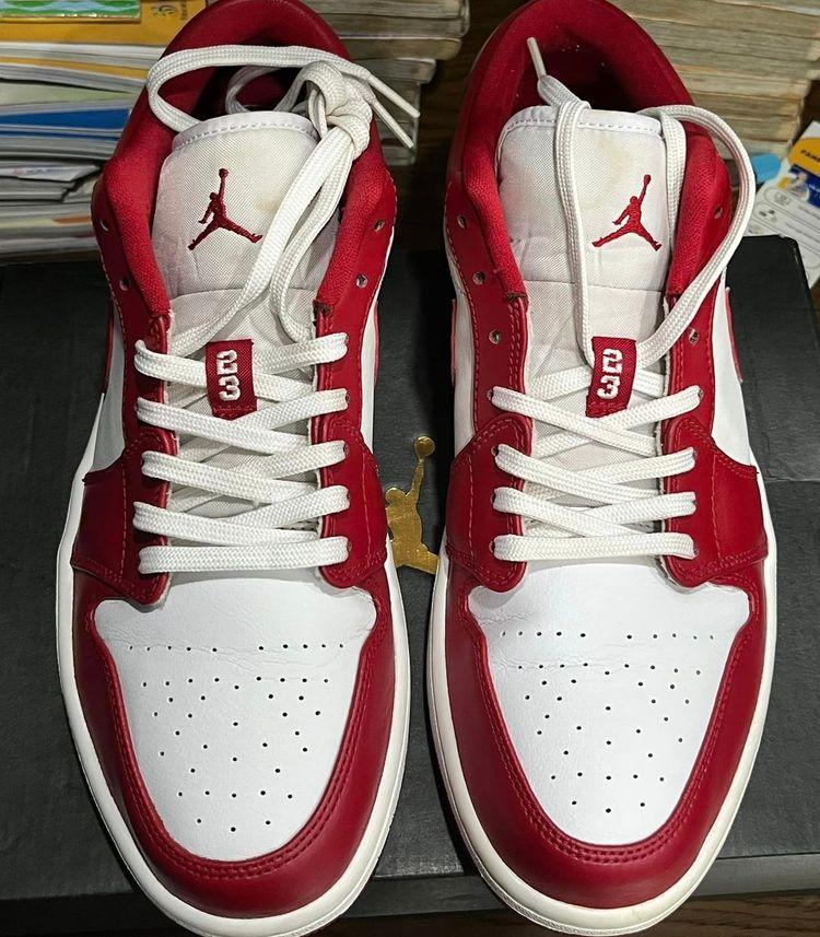 Legit check Nike Air Jordan 1 Low 'Gym Red White' 553558-611
