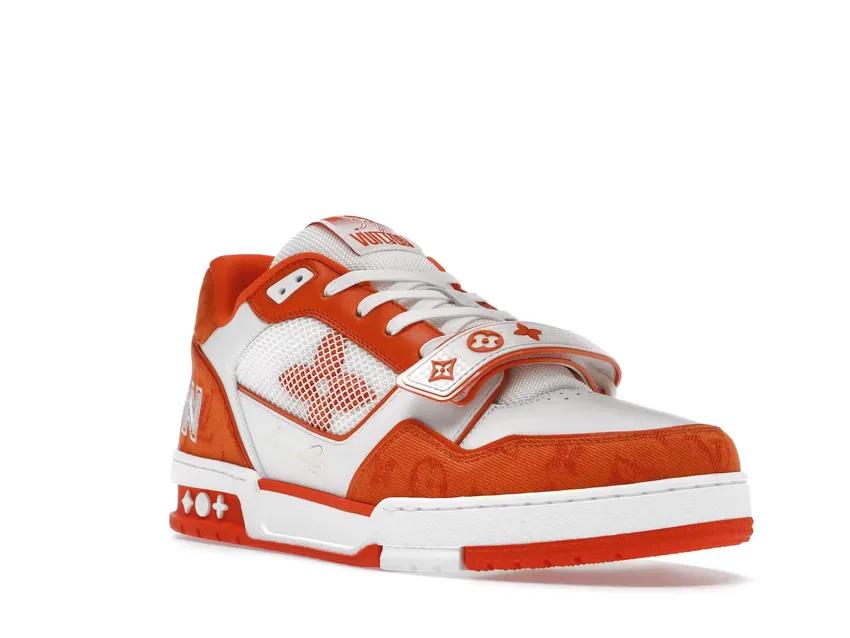 Louis Vuitton Trainer Monogram Denim Orange 1A9ZD6 / 1A9ZBO / 1A9ZBM / 1A9ZBE