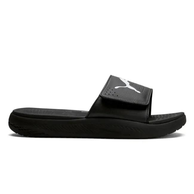 Puma Softride Slides Black White 382112-01