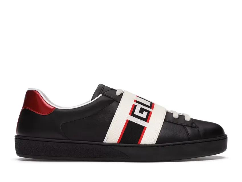 Gucci Ace Stripe Black 523469 0FIV0 1076