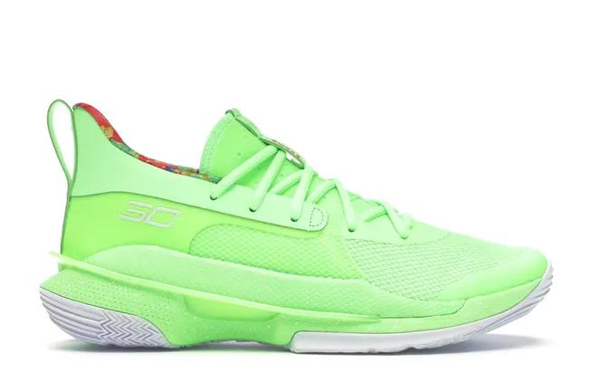 Under Armour Curry 7 Sour Patch Kids Lime 3021258 302