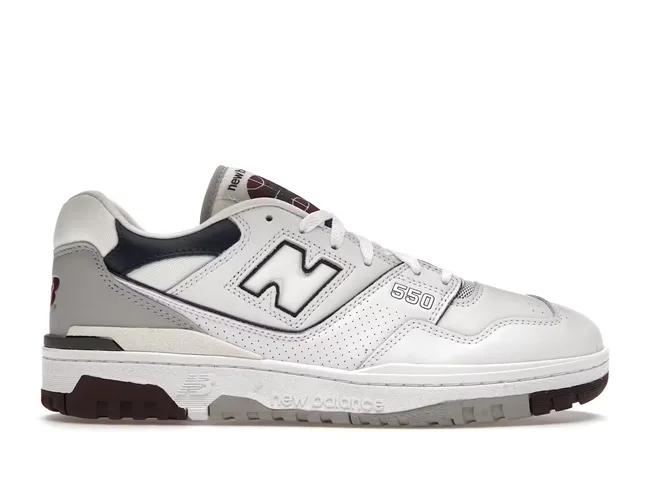 New Balance 550 White Natural Indigo Burgundy BB550PWB