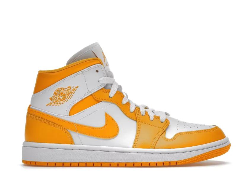 Jordan 1 Mid White University Gold BQ6472-117