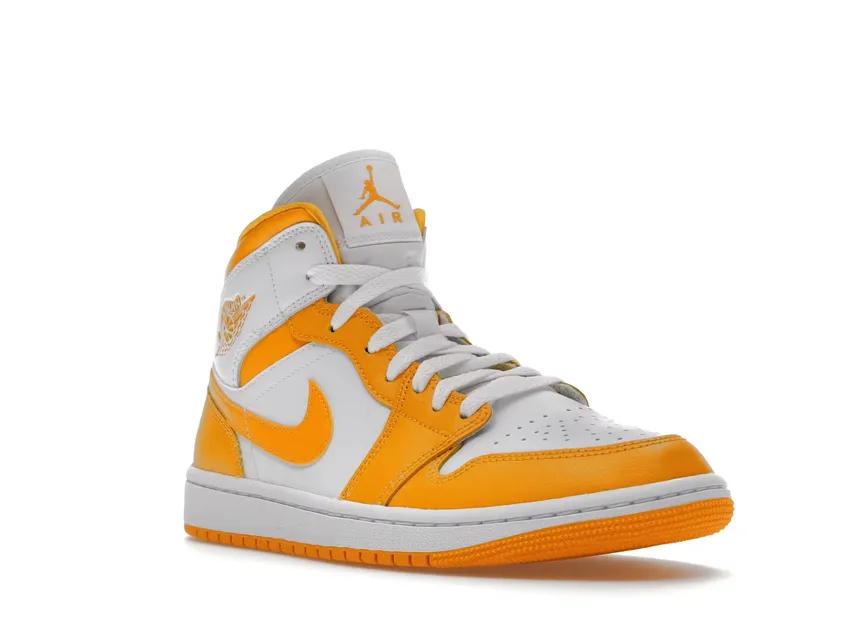 Jordan 1 Mid White University Gold BQ6472-117