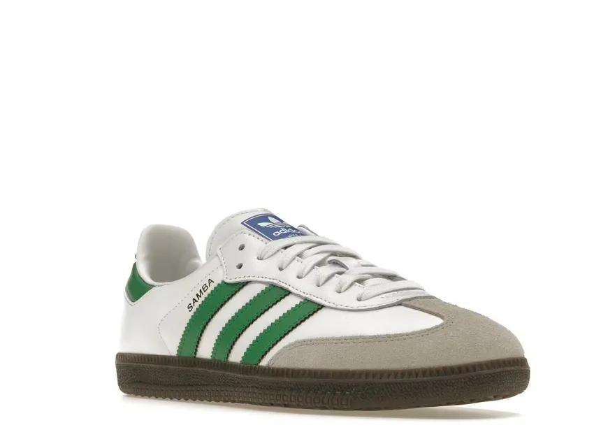 adidas Samba OG Footwear White Green IG1024