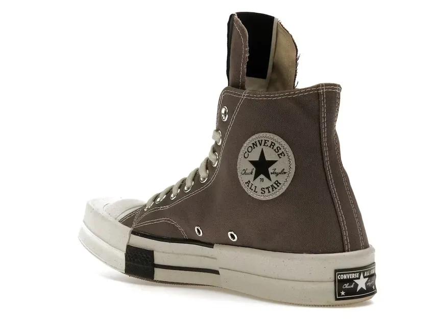 Converse TURBODRK Laceless Chuck Taylor All-Star 70 Hi Rick Owens DRKSHDW Iron A03938C/DC01CX938-A03R0