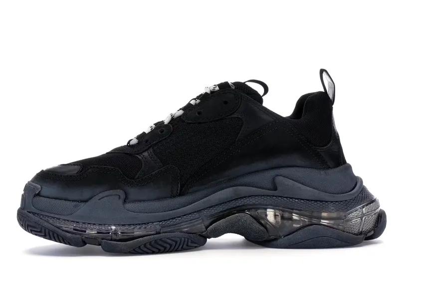 Balenciaga Triple S Clear Sole Black 541624 W09O1 1000