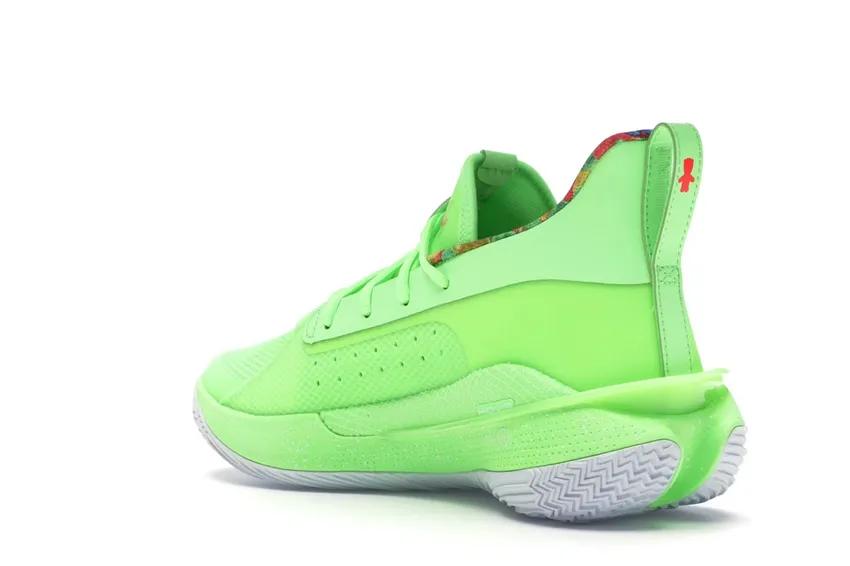 Under Armour Curry 7 Sour Patch Kids Lime 3021258 302