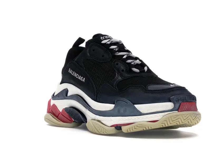 Balenciaga Triple S Black White Red (2018 Reissue) 533882W09O11000 / 533882W09OM1000