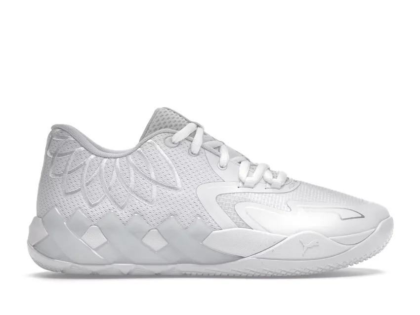 Puma LaMelo Ball MB.01 White Silver 376941-04