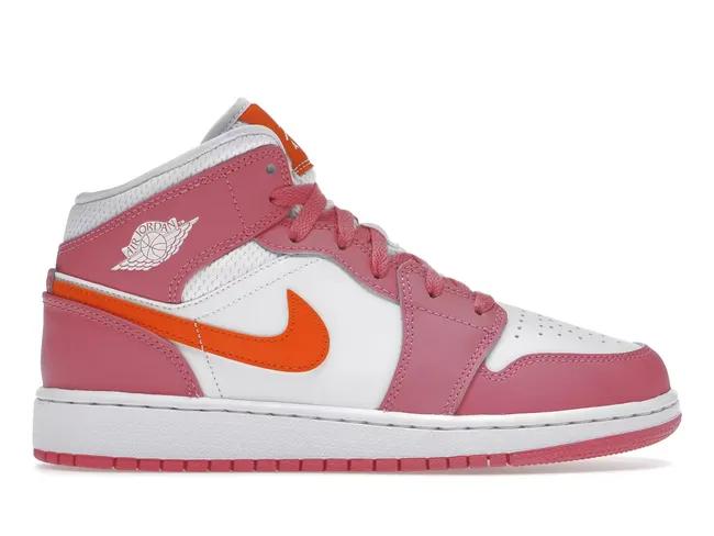 Jordan 1 Mid Pinksicle Safety Orange DX3240-681