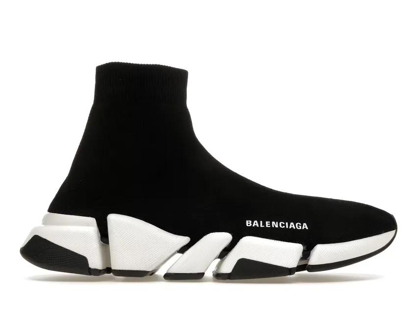 Balenciaga Speed 2.0 Black White 617239W17021015 / 617239W2DB21015