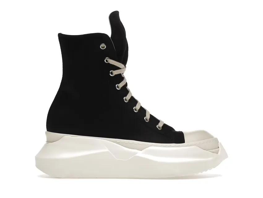 Rick Owens Abstract High Top Black Milk DU21S2840 TNAP 91111/DU01B7840 MU 911/DU01B7840 DM 911