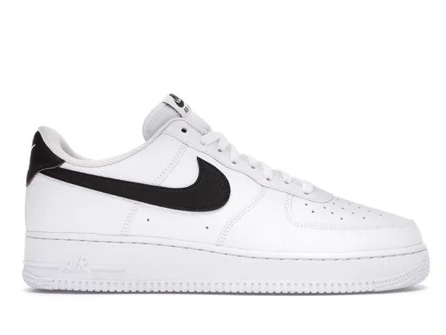 Nike Air Force 1 Low '07 White Black Pebbled Leather CT2302-100