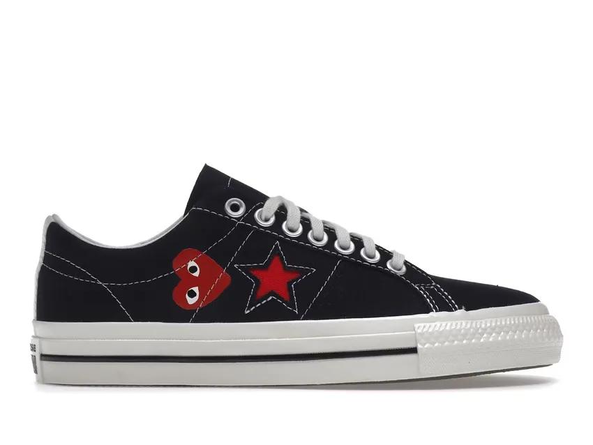 Converse One Star Ox Comme des Garcons PLAY Black A01791C