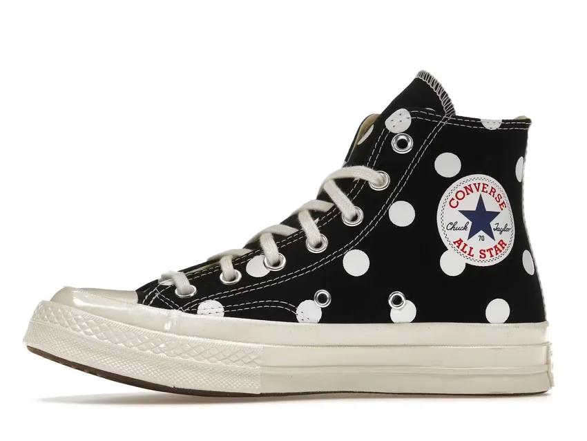 Converse Chuck Taylor All-Star 70 Hi Comme des Garcons PLAY Polka Dot Black 157250C