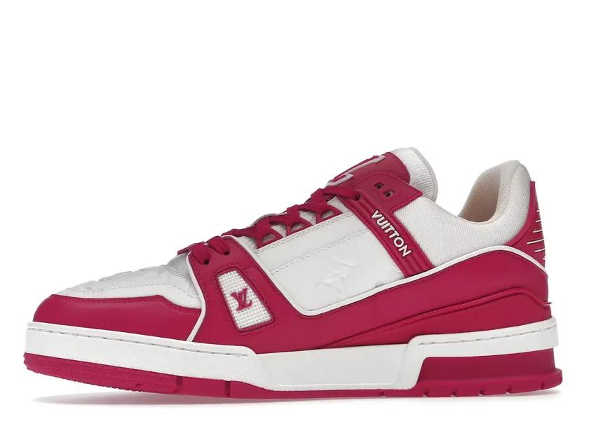 Louis Vuitton Trainer Low White Fuchsia 1AA6WJ / 1AA6WH / 1AA6WP