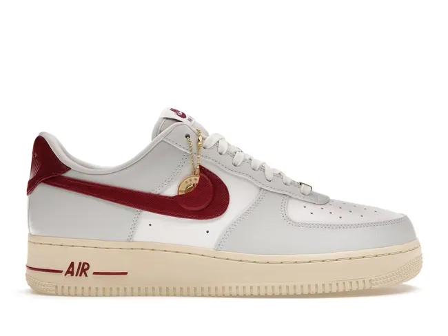 Nike Air Force 1 Low '07 SE Just Do It Photon Dust Team Red DV7584-001