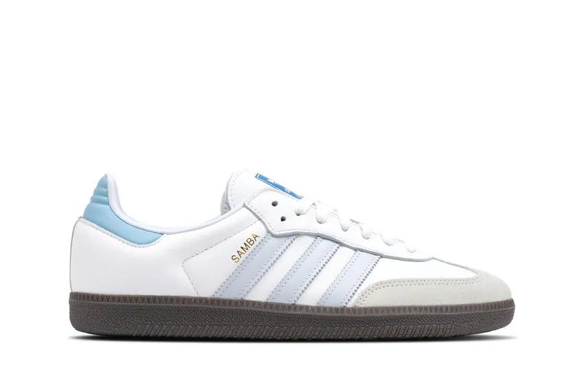 adidas Samba OG 'White Halo Blue Gum' ID2055