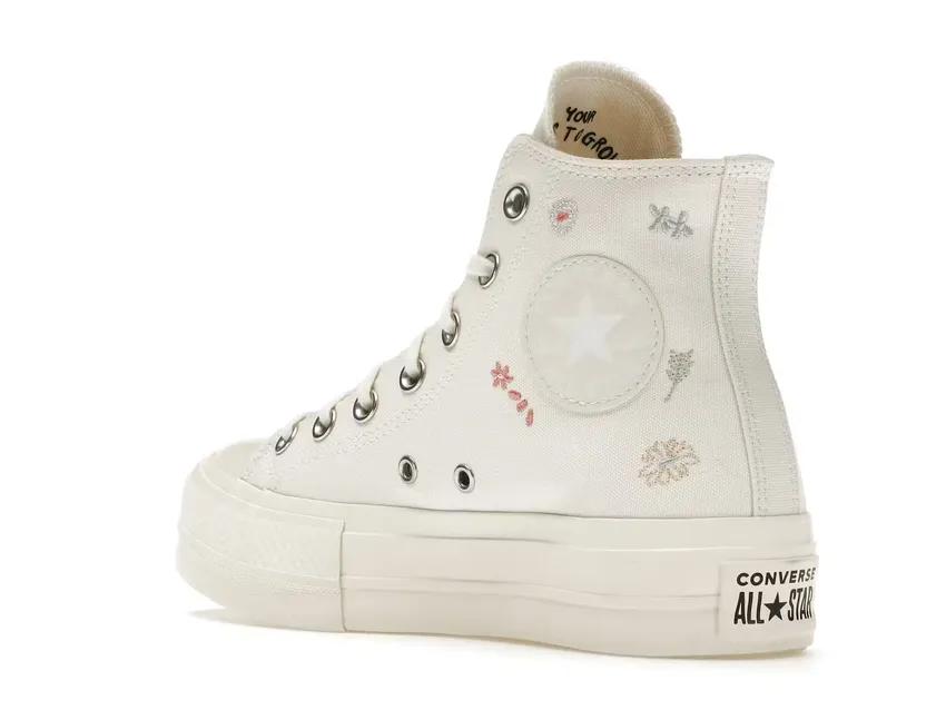 Converse Chuck Taylor All-Star Lift Hi Things To Grow Egret A01586C