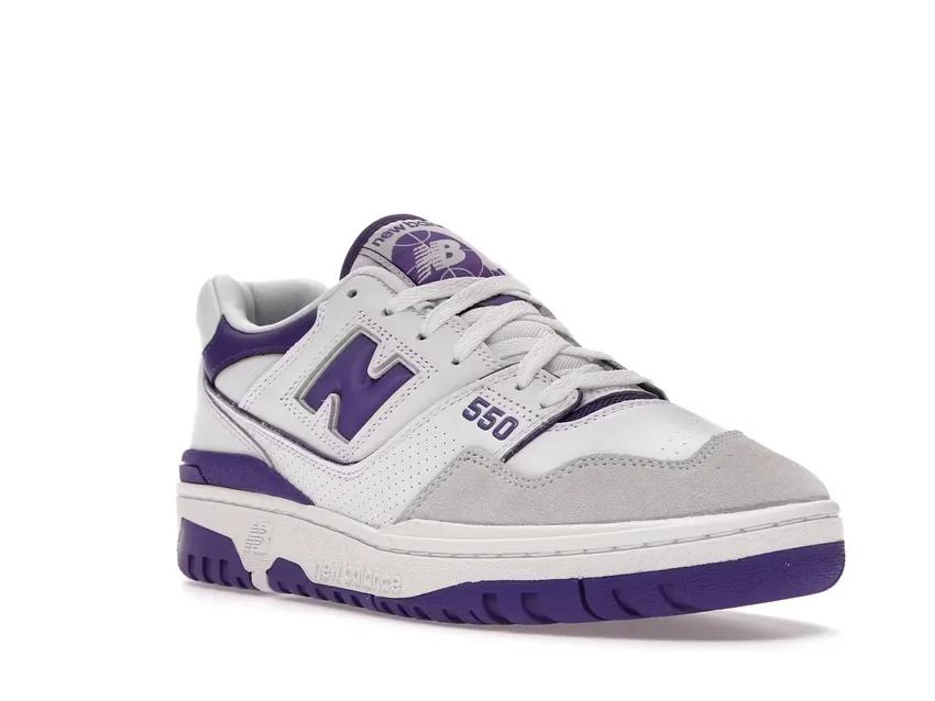 New Balance 550 White Purple BB550WR1