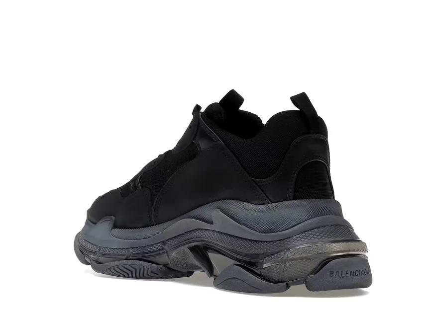 Balenciaga Triple S Clear Sole Black 541624W2FB11000