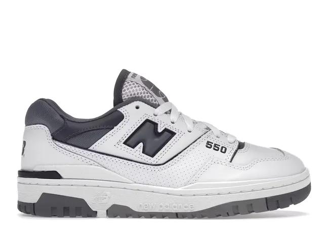 New Balance 550 White Grey Dark Grey BB550WTG