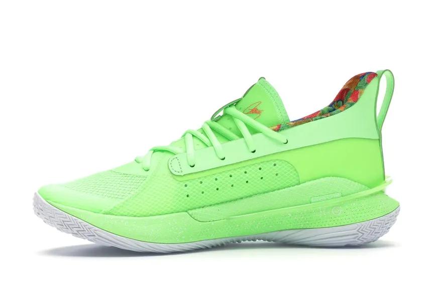 Under Armour Curry 7 Sour Patch Kids Lime 3021258 302