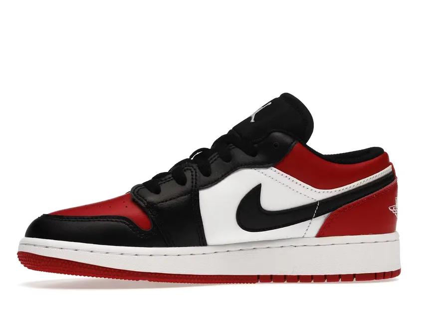 Jordan 1 Low Bred Toe 553560-612