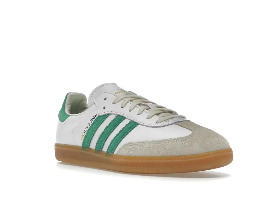 adidas Samba OG Sporty & Rich White Green HQ6075