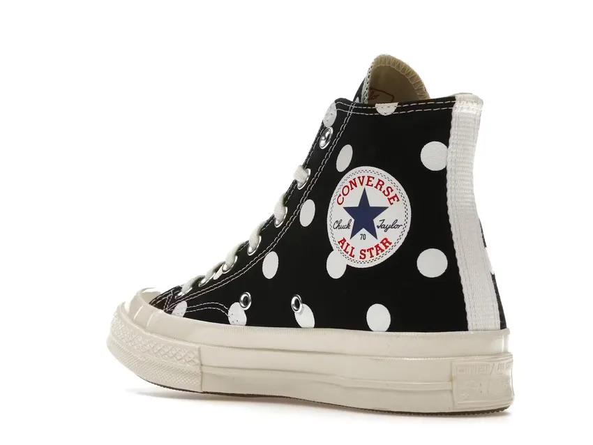 Converse Chuck Taylor All-Star 70 Hi Comme des Garcons PLAY Polka Dot Black 157250C