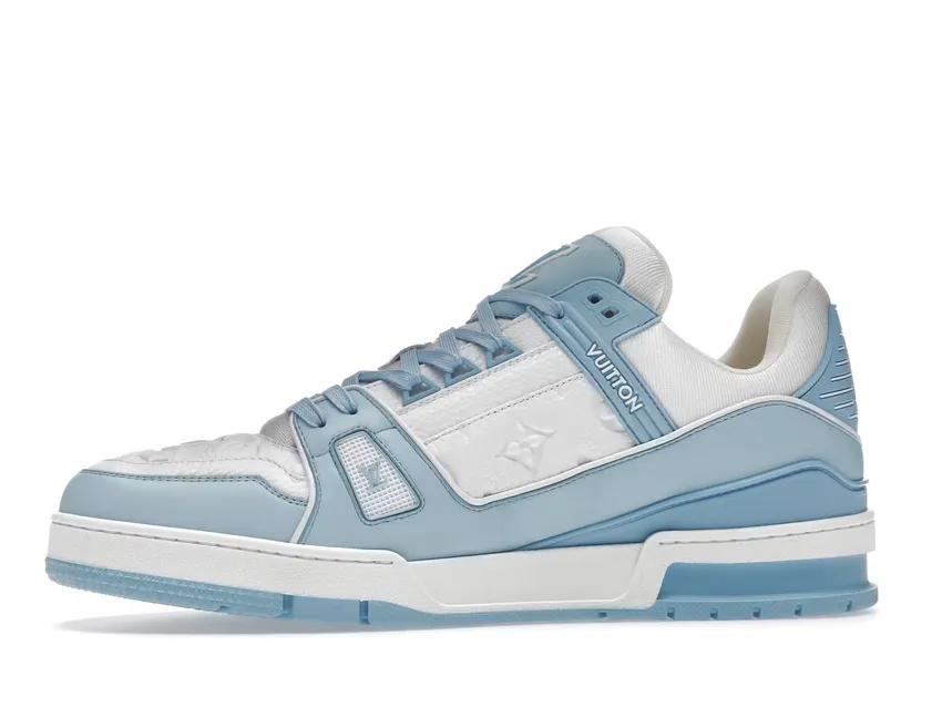 Louis Vuitton Trainer Low White Sky Blue 1AA6X4 / 1AA6X3 / 1AA6X1 / 1AA6YK / 1AA6XO