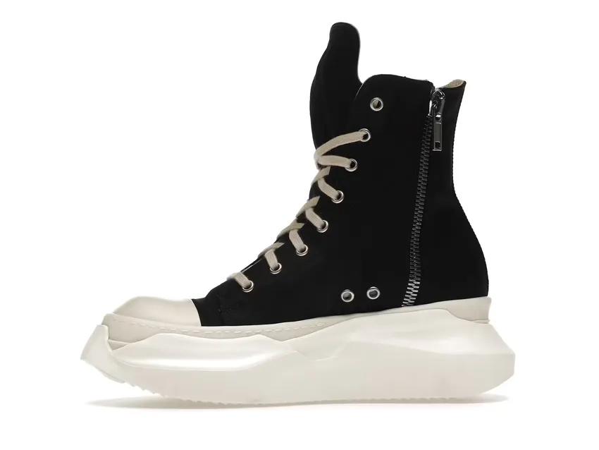 Rick Owens Abstract High Top Black Milk DU21S2840 TNAP 91111/DU01B7840 MU 911/DU01B7840 DM 911