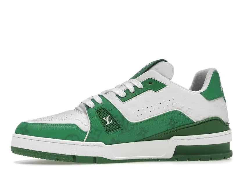 Louis Vuitton Trainer #54 Signature Green White 1AANG3 / 1AANG1