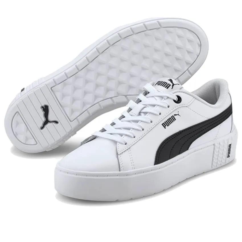 Puma Smash Platform V2 White Black 373035-02