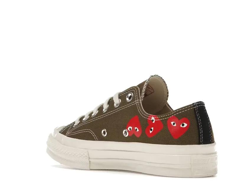 Converse Chuck Taylor All-Star 70 Ox Comme des Garcons Multi Heart Green 162976C