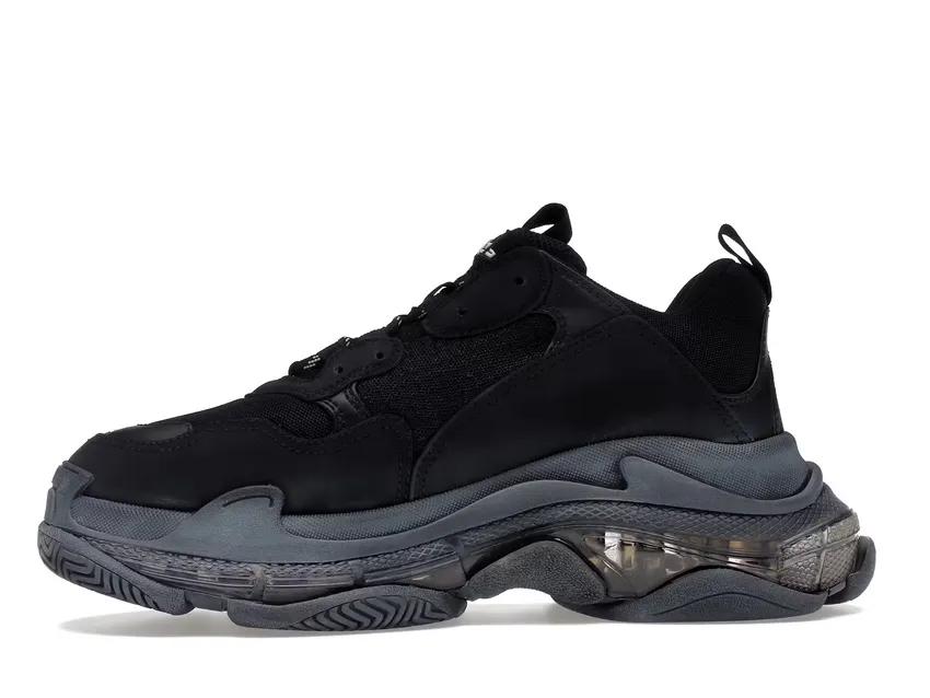 Balenciaga Triple S Clear Sole Black 541624W2FB11000