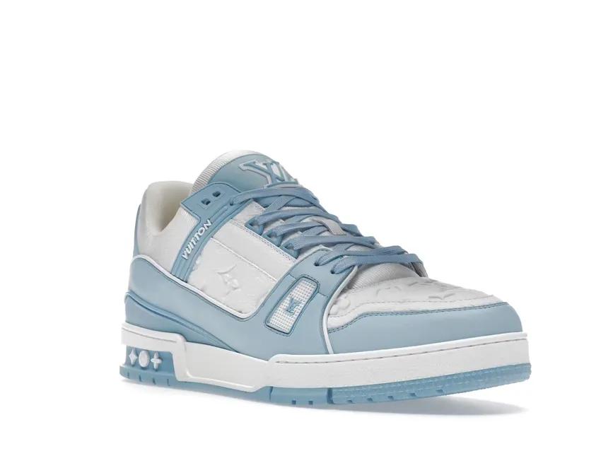 Louis Vuitton Trainer Low White Sky Blue 1AA6X4 / 1AA6X3 / 1AA6X1 / 1AA6YK / 1AA6XO