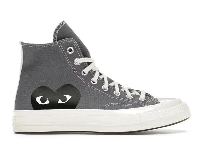 Converse Chuck Taylor All-Star 70 Hi Comme des Garcons PLAY Grey 171847C