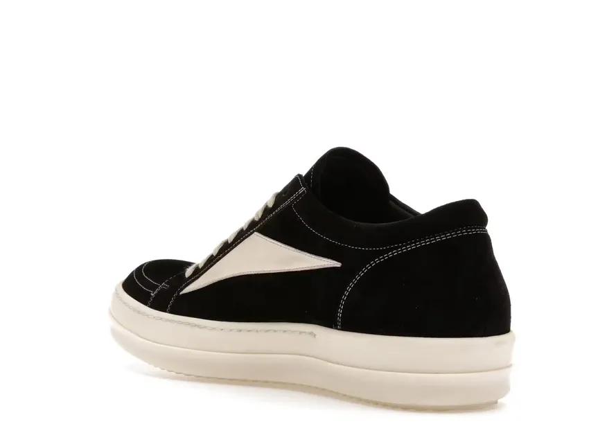 Rick Owens Strobe Vintage Low Black Suede RU01C4897-LVSLPO-911