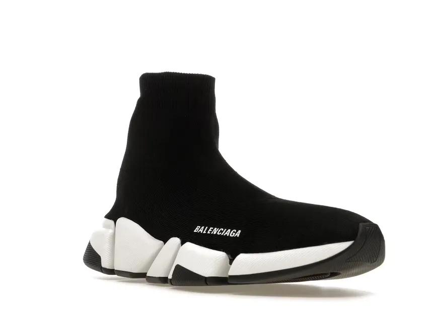 Balenciaga Speed 2.0 Black White 617239W17021015 / 617239W2DB21015