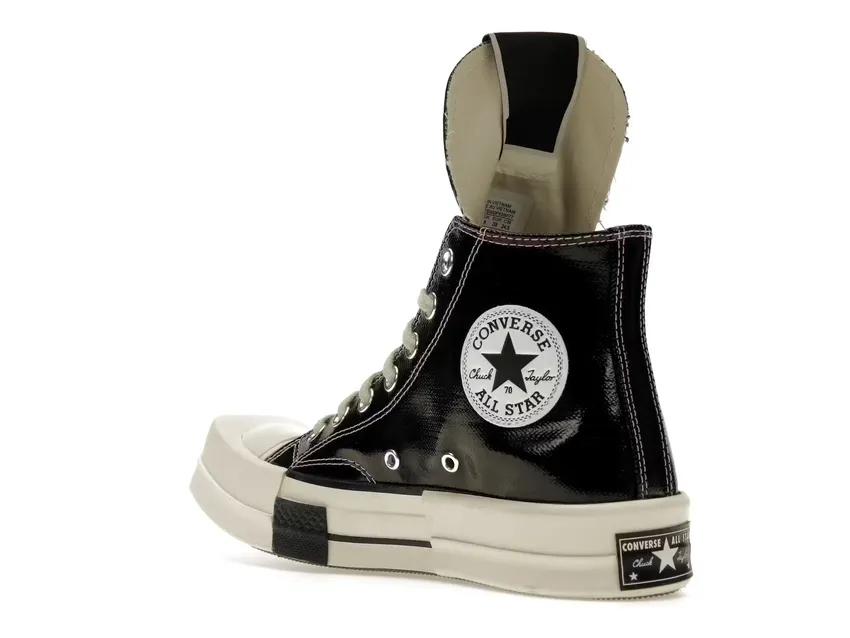 Converse TURBODRK Chuck Taylor All-Star 70 Hi Rick Owens DRKSHDW Black Lacquered Denim A01291C