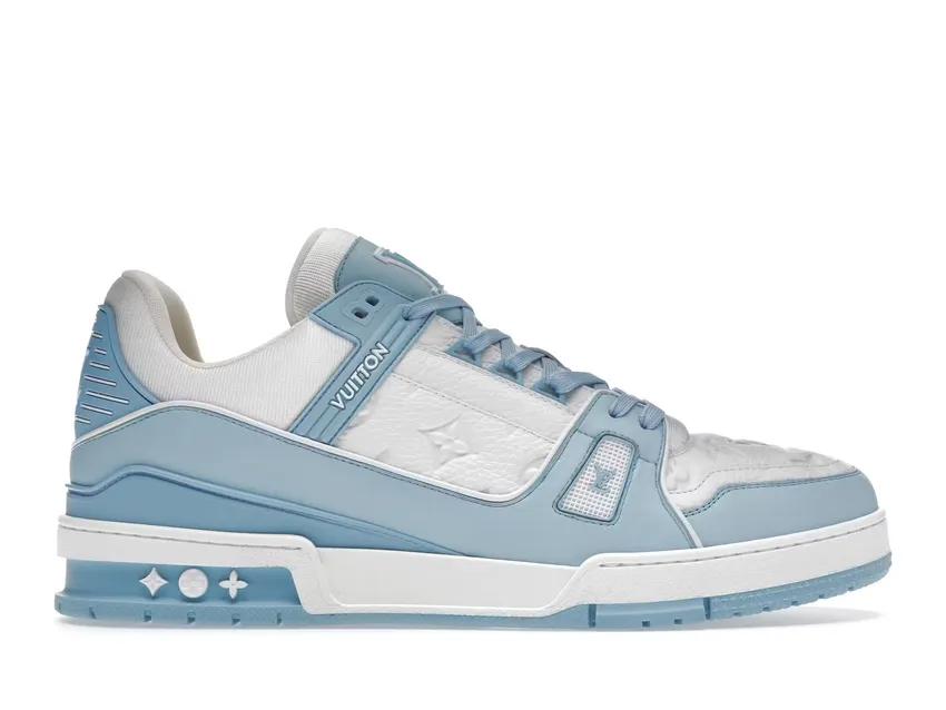 Louis Vuitton Trainer Low White Sky Blue 1AA6X4 / 1AA6X3 / 1AA6X1 / 1AA6YK / 1AA6XO