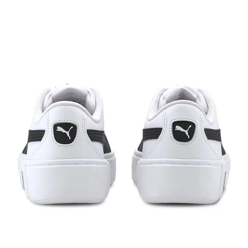 Puma Smash Platform V2 White Black 373035-02