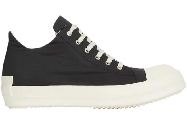 Rick Owens DRKSHDW Strobe Cotton Nylon Low Black Milk DU02B4802 MUEH3 911