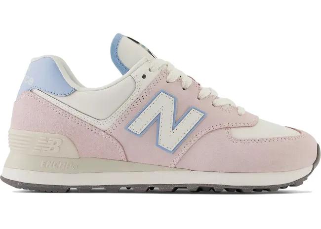 New Balance 574 Stone Pink Sea Salt Blue Haze WL574QC