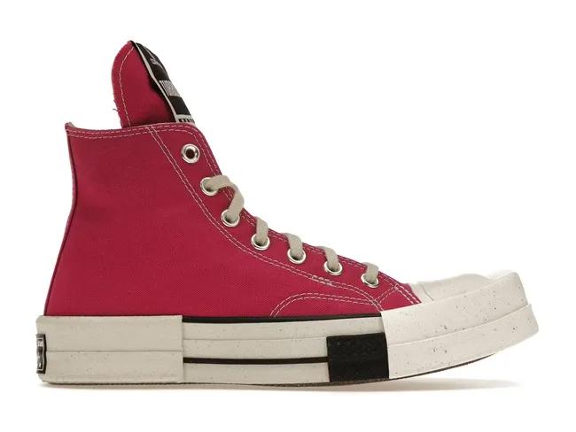 Converse TURBODRK Laceless Chuck Taylor All-Star 70 Hi Rick Owens DRKSHDW Cactus Flower Pink A05685C/DC01CX685-A05R0