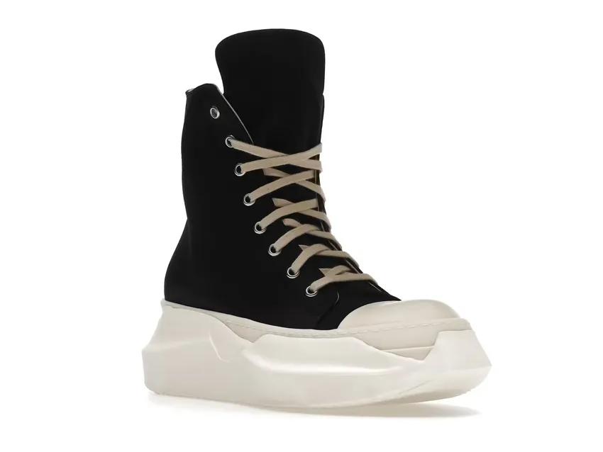 Rick Owens Abstract High Top Black Milk DU21S2840 TNAP 91111/DU01B7840 MU 911/DU01B7840 DM 911