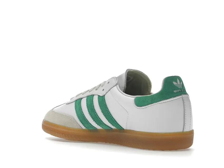 adidas Samba OG Sporty & Rich White Green HQ6075